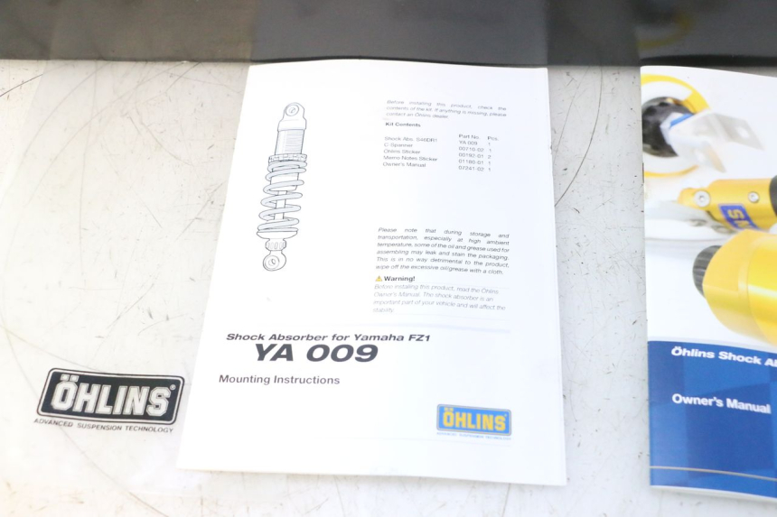photo de Ammortizzatore posteriore YAMAHA FZ8 800 (2010 - 2016) - Ispezione visiva dettagliata