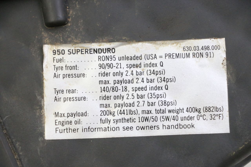 photo de ARIA SCATOLA KTM SUPERENDURO R 950 (2005 - 2009) - Altra angolazione