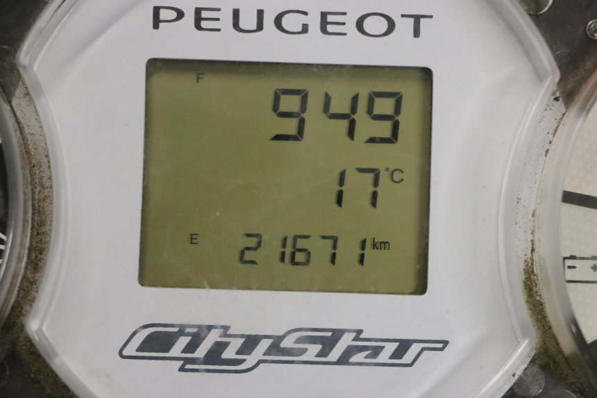 photo de CONTACHILOMETRI PEUGEOT CITYSTAR 50 (2013 - 2017) - Primo piano ad alta risoluzione
