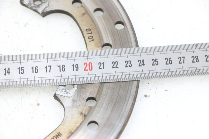 photo de DISCO FRENO POSTERIORE PIAGGIO MP3 HPE 300 (2019 - 2026) - Zoom sullo stato d'uso