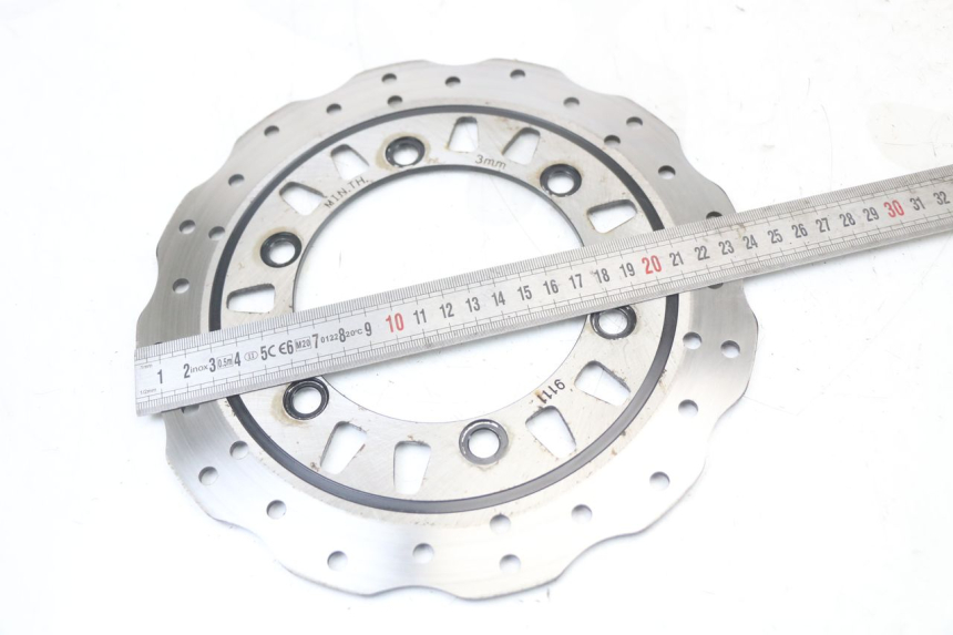 photo de DISCO FRENO POSTERIORE REGAL RAPTOR SPYDER 125 (2010 - 2018) - Zoom sullo stato d'uso