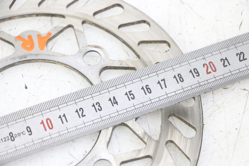 photo de DISCO FRENO POSTERIORE APOLLO RFZ 125 - Zoom sullo stato d'uso