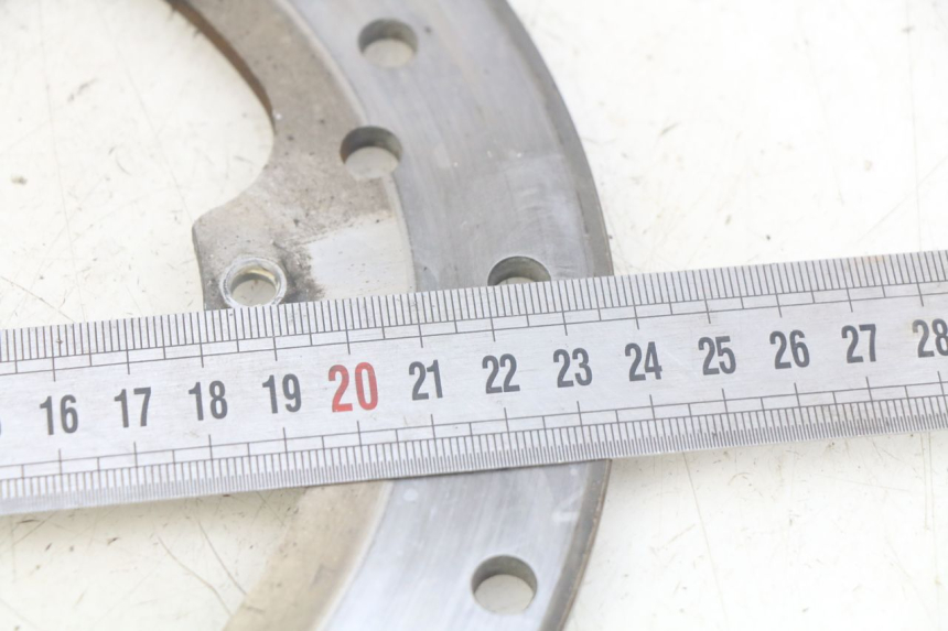 photo de DISCO FRENO POSTERIORE PIAGGIO XEVO - X EVO 125 (2007 - 2017) - Zoom sullo stato d'uso