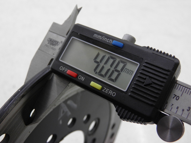 photo de DISCO FRENO ANTERIORE BAOTIAN BT 50 QT-9 50 (2006 - 2009) - Zoom sullo stato d'uso