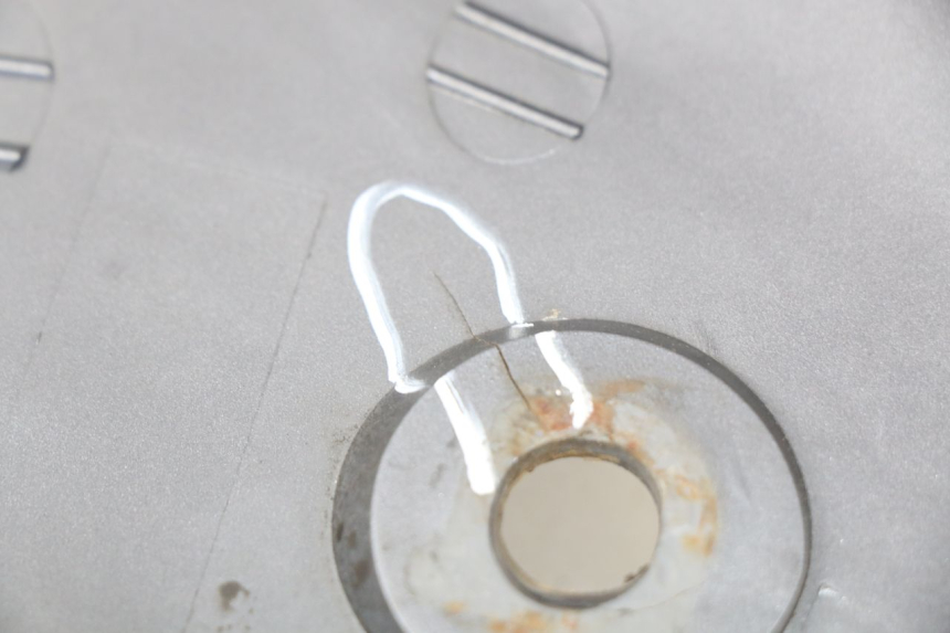 photo de FLANC POSTERIORE SINISTRO DAELIM S2 125 (2006 - 2007) - Primo piano tecnico