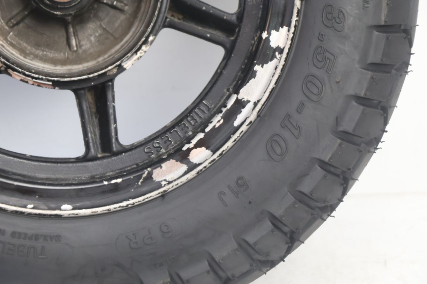 photo de CERCHIO POSTERIORE E PNEUMATICO TNT MOTOR ROMA 10' 2T 50 (2011 - 2018) - Foto prodotto supplementare