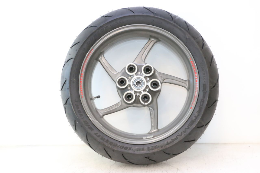photo de CERCHIO POSTERIORE E PNEUMATICO DUCATI SS IE DS CARENEE 1000 (2002 - 2006) - Panoramica del profilo