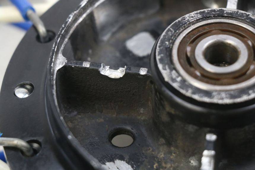 photo de CERCHIO POSTERIORE JIANSHE COYOTE 80 - Primo piano tecnico