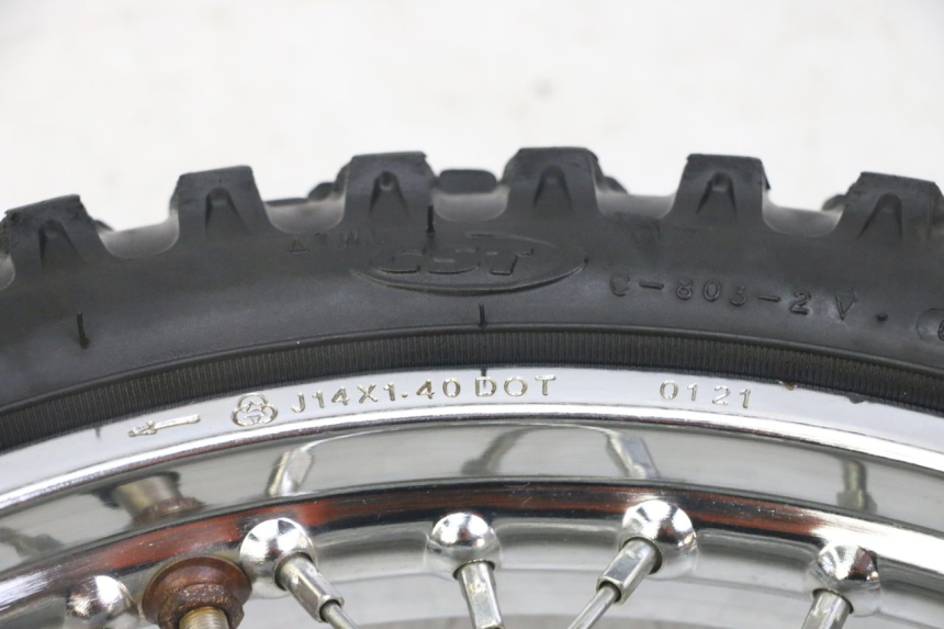 photo de CERCHIO ANTERIORE E PNEUMATICO HONDA CRF-F CRF F 110 (2019 - 2022) - Ricambio usato controllato