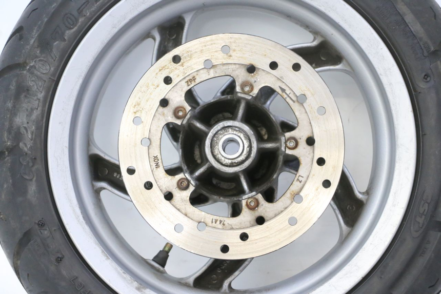 photo de CERCHIO ANTERIORE E PNEUMATICO PIAGGIO FLY 2T 50 (2004 - 2017) - Ispezione visiva dettagliata