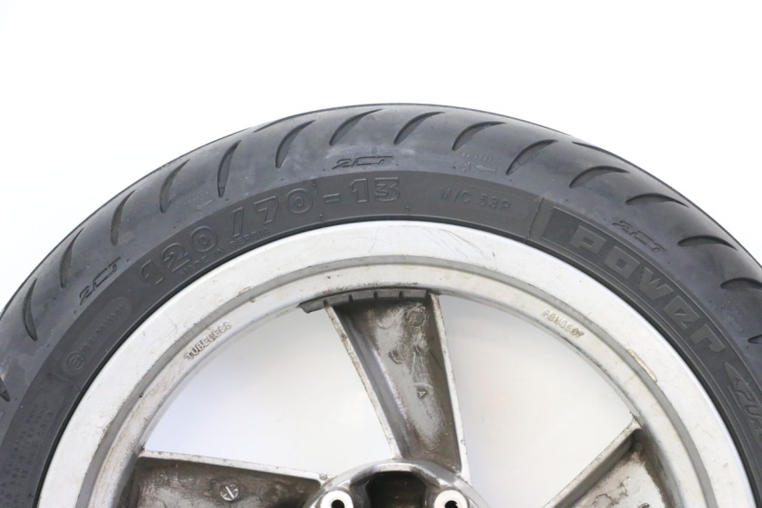 photo de CERCHIO ANTERIORE E PNEUMATICO PEUGEOT CITYSTAR 125 (2011 - 2017) - Ispezione visiva dettagliata