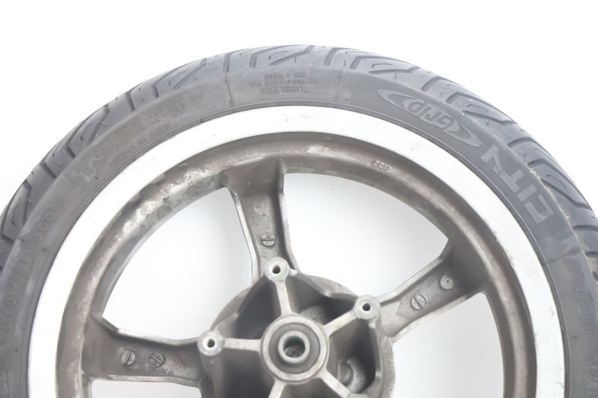 photo de CERCHIO ANTERIORE E PNEUMATICO PEUGEOT SATELIS 125 (2006 - 2009) - Ricambio usato controllato