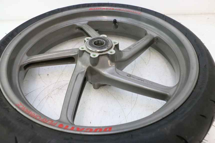 photo de CERCHIO ANTERIORE E PNEUMATICO DUCATI SS IE DS CARENEE 1000 (2002 - 2006) - Marcature e riferimenti originali