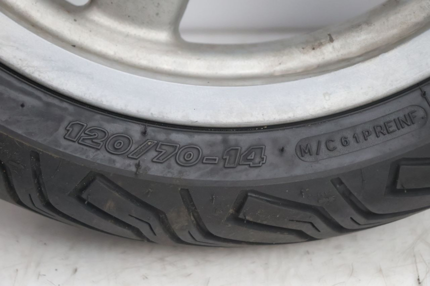 photo de CERCHIO ANTERIORE E PNEUMATICO PIAGGIO X8 STREET 125 (2006 - 2007) - Angolazione alternativa