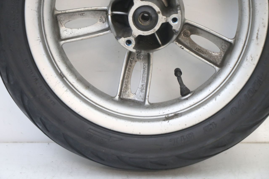 photo de CERCHIO ANTERIORE E PNEUMATICO YAMAHA NEOS NEO'S 4T 50 (2008 - 2016) - Ricambio usato controllato