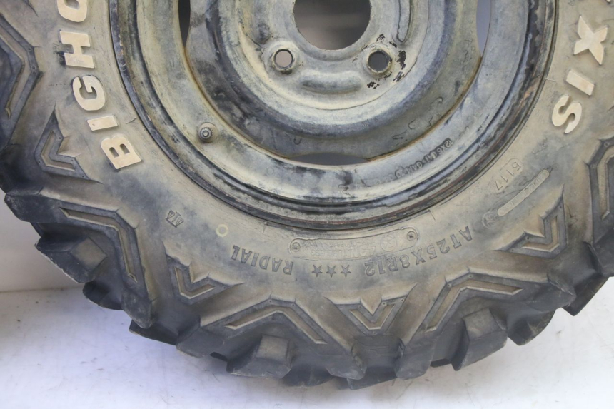 photo de CERCHIO ANTERIORE E PNEUMATICO YAMAHA YFM GRIZZLY 550 (2008 - 2015) - Ricambio usato controllato