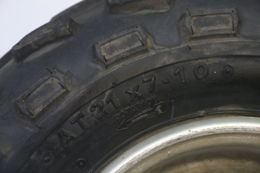 photo de CERCHIO ANTERIORE E PNEUMATICO YAMAHA YFM R RAPTOR 250 (2008 - 2014) - Zoom qualità usato