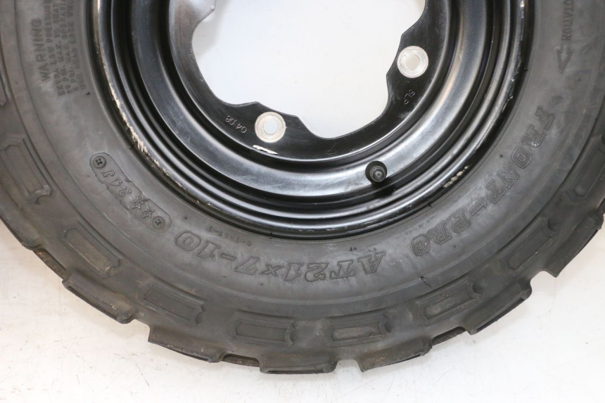 photo de CERCHIO ANTERIORE E PNEUMATICO YAMAHA YFM R RAPTOR 250 (2008 - 2014) - Primo piano ad alta risoluzione
