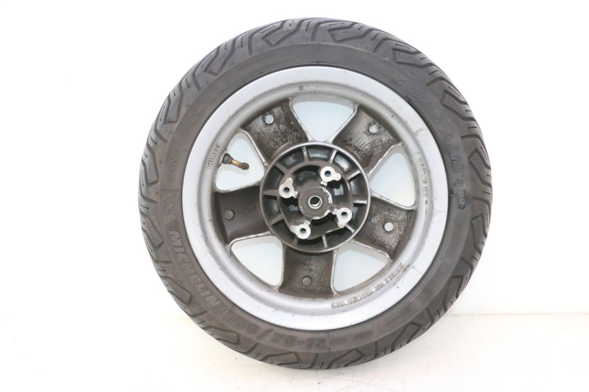 photo de CERCHIO ANTERIORE E PNEUMATICO YAMAHA YP MAJESTY 125 (1998 - 2001) - Marcature e riferimenti originali