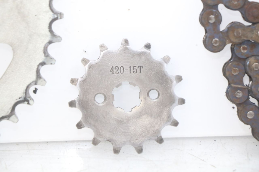 photo de KIT CATENA TNT MOTOR CITY 50 (2007 - 2018) - Stato della superficie e materiale