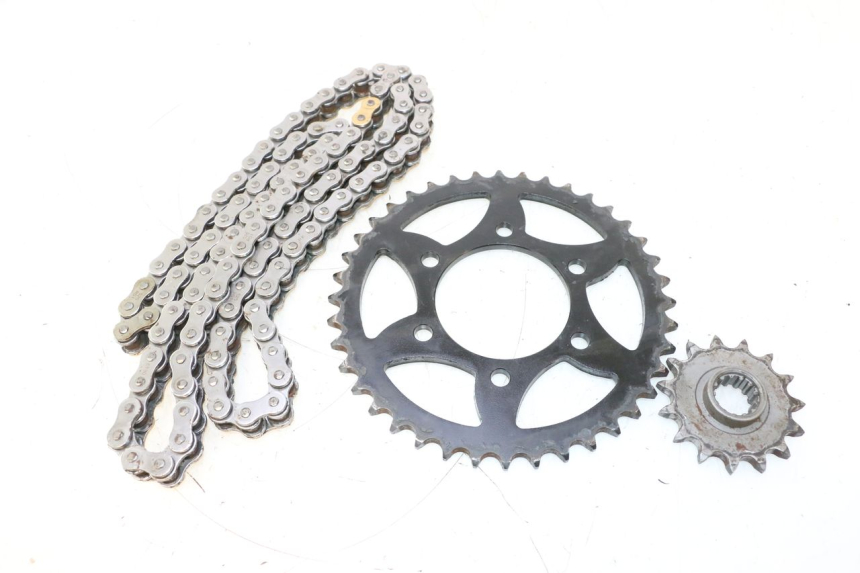 photo de KIT CATENA KAWASAKI ZX-6R ZX6R 600 (2000 - 2002) - Stato della superficie e materiale
