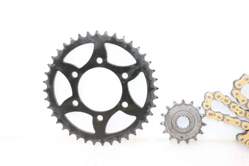 photo de KIT CATENA KAWASAKI ZX-6R ZX6R 600 (2000 - 2002) - Ricambio usato controllato