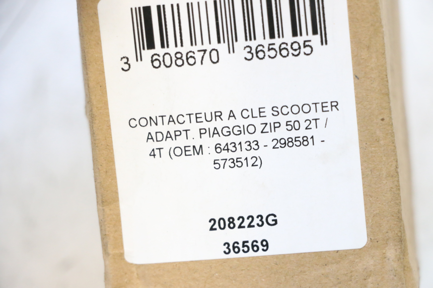 photo de KIT SERRATURA CHIAVE NEIMAN PIAGGIO ZIP 4T 50 (2018 - 2020) - Zoom sullo stato d'uso