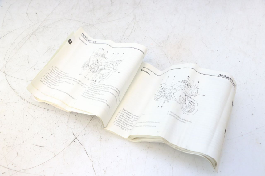 photo de MANUALE D'USO YAMAHA FJR 1300 (2001 - 2005) - Primo piano tecnico