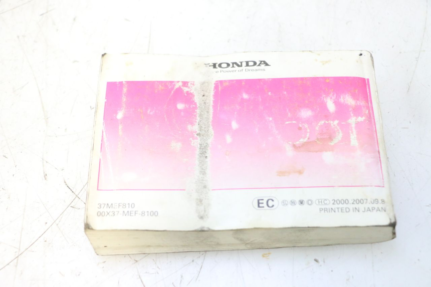 photo de MANUALE D'USO HONDA FJS SILVER WING SILVERWING 400 (2005 - 2008) - Stato della superficie e materiale