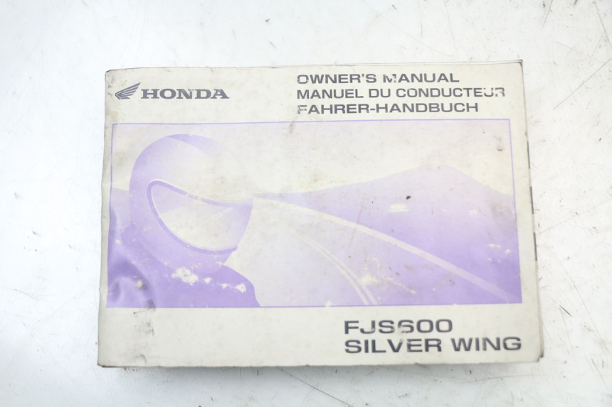 photo de MANUALE D'USO HONDA FJS SILVERWING SILVER WING 600 (2001 - 2010) - Vista principale