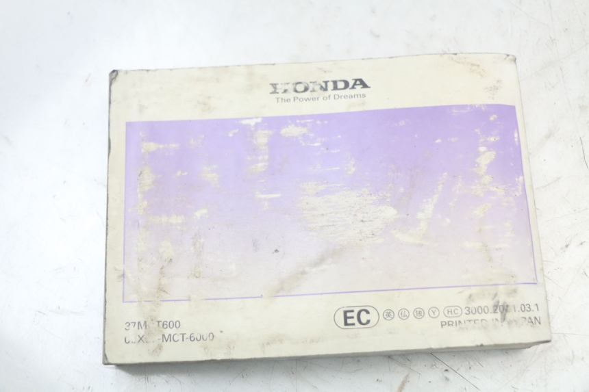 photo de MANUALE D'USO HONDA FJS SILVERWING SILVER WING 600 (2001 - 2010) - Stato della superficie e materiale