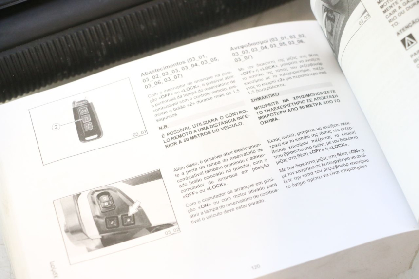 photo de MANUALE D'USO PIAGGIO MP3 HPE 530 (2022 - 2026) - Dettagli dei punti di fissaggio