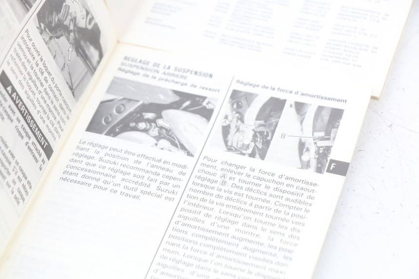 photo de MANUALE DELL'UTENTE SUZUKI XF FREEWIND 650 (1997 - 2003) - Altra angolazione