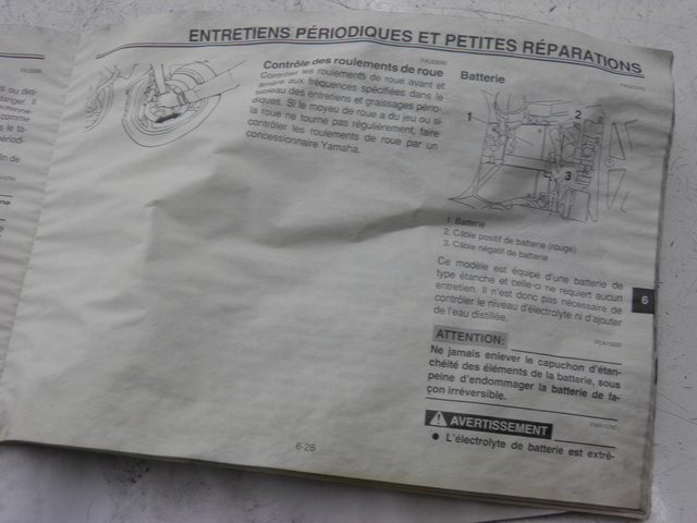 photo de Manuale dell'utente YAMAHA TDM 900 (2004 - 2006) - Dettaglio del componente