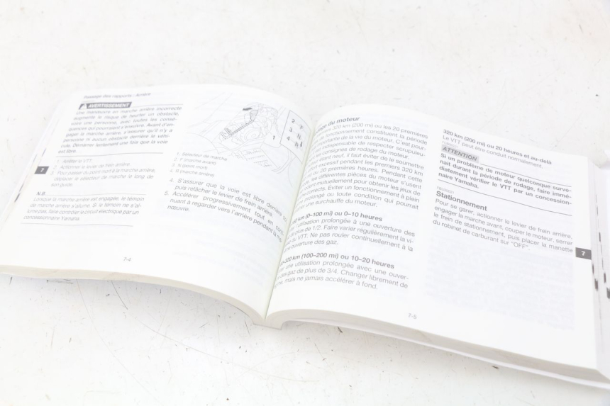 photo de MANUALE DELL'UTENTE YAMAHA YFM R RAPTOR 90 (2017 - 2023) - Zoom sullo stato d'uso