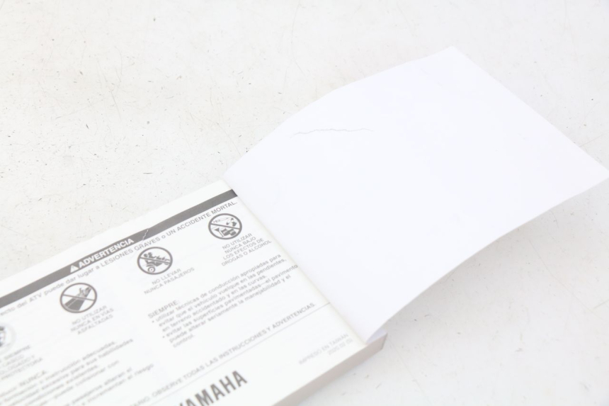 photo de MANUALE DELL'UTENTE YAMAHA YFM R RAPTOR 90 (2017 - 2023) - Altra angolazione