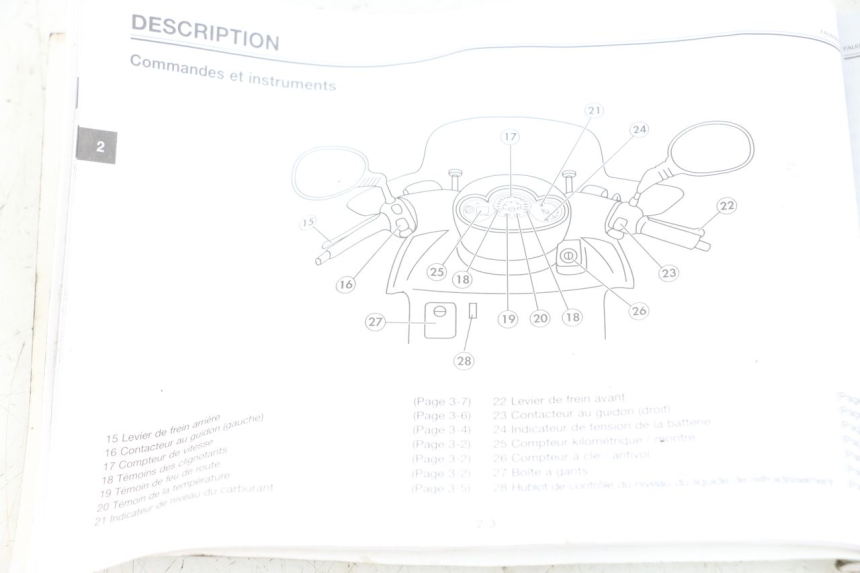 photo de MANUALE D'USO YAMAHA YP MAJESTY 125 (2002 - 2006) - Altra angolazione