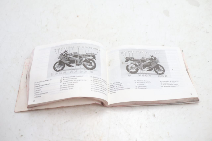 photo de MANUALE D'USO KAWASAKI ZX-6R ZX6R 600 (2000 - 2002) - Vista d'insieme del prodotto
