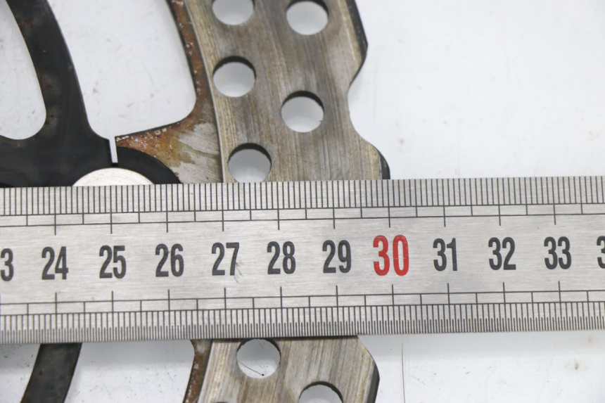 photo de COPPIA DISCO FRENO ANTERIORE KAWASAKI ER-6 ER6 N 650 (2012 - 2016) - Zoom sullo stato d'uso