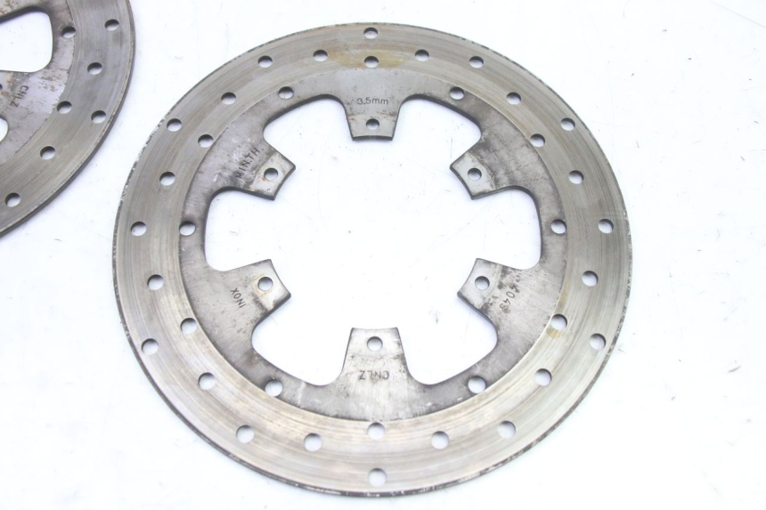 photo de COPPIA DISCHI FRENO ANTERIORI PIAGGIO MP3 500 (2014 - 2017) - Zoom sullo stato d'uso