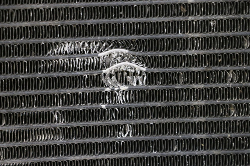 photo de RADIATORE YAMAHA FJR ABS 1300 (2006 - 2012) - Marcature e riferimenti originali