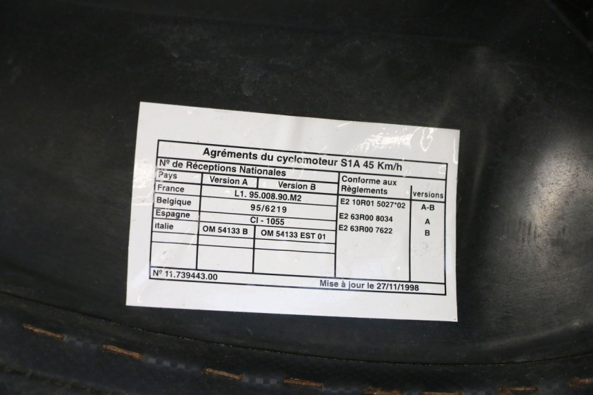 photo de SELLA PEUGEOT TREKKER 50 (1995 - 2004) - Dettaglio del componente