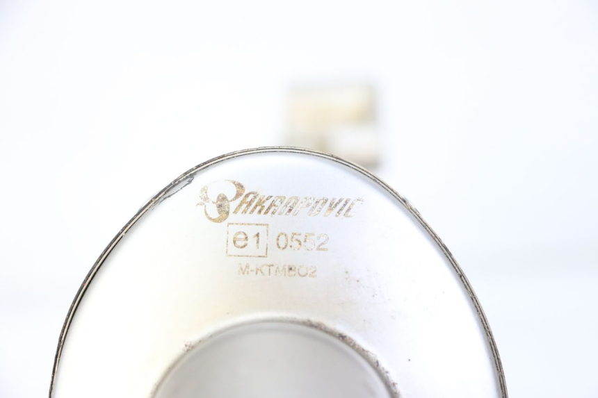 photo de SILENZIATORE KTM SUPERENDURO R 950 (2005 - 2009) - Marcature e riferimenti originali