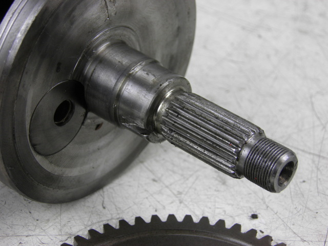 photo de ALBERO MOTORE KYMCO QUANNON 125 (2007 - 2014) - Stato della superficie e materiale